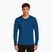 Pánske termo tričko longsleeve icebreaker Merino 200 Oasis Crewe Snow Day atlantis/topaz/aop
