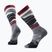 Lyžiarske ponožky Ski Full Cushion Midnight Ski Pattern OTC medium gray