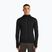 Pánska trekingová mikina Icebreaker Merino 300 Realfleece Descender Zip Hoodie black