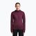 Dámska trekingová mikina Icebreaker Merino 300 Realfleece Descender Zip Hoodie dark berry