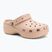 Dámske šľapky Crocs Classic Platform Clog pink caramel