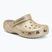 Detské šľapky Crocs Classic Chunky Glitter sandstone