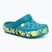 Detské šľapky Crocs Crockband Glow Confetti Band turbo teal/multi