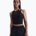Dámsky tréningový top Nike One Fitted Dri-Fit Cropped Tank black/dark smoke grey