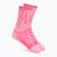 Ponožky HOKA Clifton Crew Run electric rose