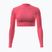 Dámsky tréningový crop top longsleeve Under Armour HeatGear Crop Mock bittersweet pink/posh pink