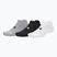 Pánske ponožky Under Armour Performance Cotton NS 3 pack white/steel/steel