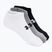 Pánske ponožky Under Armour Performance Cotton NS 3 pack white/steel/steel
