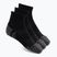 Ponožky Under Armour Perf Tech Qtr 3 pack ultimate black/ultimate black/jet gray