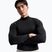 Pánske tréningové tričko longsleeve Under Armour Coldgear Elite Comp Mock ultimate black/ultimate black/reflective