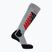 Lyžiarske ponožky Salomon S/Access light grey/black/fiery red