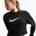 Dámska tréningová mikina Nike Pro Dri-Fit Crew Neck black/metallic silver/white