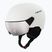 Detská lyžiarska prilba HEAD Yuki Visor Jr marshmallow/silver/red