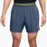 Pánske tenisové šortky Nike Court Dri-Fit Advantage 6" new slate/laser orange/white