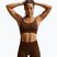 Dámske šortky Nike Pro Seamless High-Waisted Biker 5" cacao wow