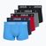 Pánske boxerky Nike Jordan Cotton Trunk 5pk gym red/black