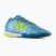Kopačky New Balance Tekela Team Low V5 IN metallic blue/alkaline green/team navy