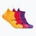 Ponožky HOKA No-Show Run Sock 3-pack egg yolk/cerise/virtual violet