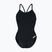 Dámske jednodielne plavky Arena Team Light Drop Solid black/white