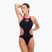 Dámske jednodielne plavky arena One Biglogo One Piece black/fluo pink