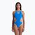 Dámske jednodielne plavky arena One Biglogo One Piece blue river/fluo orange