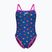 Dámske jednodielne plavky arena Reversible Swimsuit Challenge Back royal multi/shocking pink