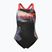 Detské jednodielne plavky arena Light Tricks Swim Pro Back black/calypso coral/multi