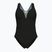 Dámske jednodielne plavky arena Control Pro Solid black/sea foam
