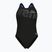 Dámske jednodielne plavky arena Flowing V Back black/navy