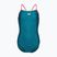 Detské jednodielne plavky arena Light Drop Solid deep teel/shocking pink/verbena