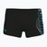 Pánske plavecké boxerky arena Basic Swim Short black/turquoise
