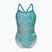 Dámske jednodielne plavky arena Snake Skin Challenge blue cosmo multi/blue cosmo