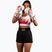 Fitness podprsenka Venum x RWS 2.0 white/red