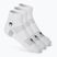 Ponožky Venum Vector Ankle 3 páry white/grey