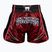 Pánske tréningové šortky Venum Wolf Attack Muay Thai Shorts black/red