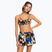 Dámske plavecké šortky ROXY Salty Tan 2021 anthracite flower jammin