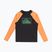 Longsleeve detský na plávanie Quiksilver Everyday UPF50 black/tangerine