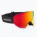 Snowboardové okuliare VonZipper Encore black satin/wildlife fire chrome