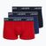 Pánske boxerky Lacoste 5H1300 3 páry navy blue/red/methylene