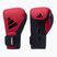 Červeno-čierne boxerské rukavice adidas Combat 50