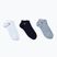 Ponožky Lacoste RA4183 3 páry strieborná brada / námornícka modrá / biela