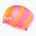 Plavecká čiapka TYR Multi-Color Long Hair Silicone orange/pink