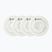 Kolieska na in-line korčule Luminous Led Wheels Duo 76mm/85A X4 white/red