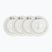 Kolieska na in-line korčule Luminous Led Wheels Duo 72mm/85A X4 white/red