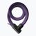 Zámok na bicykel ABUS Yarnit 4004K/110 midnight purple