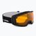 Lyžiarske okuliare Alpina Double Jack Mag Q-Lite black matt/mirror black