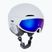 Lyžiarska prilba Alpina Alto Q-Lite white matt/blue revo