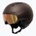 Lyžiarska prilba Alpina Vizzard Q-Lite ox brown att