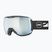 UVEX Downhill 2100 CV lyžiarske okuliare čierne matné/zrkadlové biele/colorvision zelené