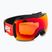 UVEX Downhill 2100 CV S2 lyžiarske okuliare čierne lesklé/zrkadlové oranžové/colorvision orange